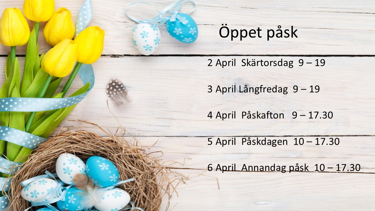 Avvikande öppettider påsk - Drive in Bottleshop